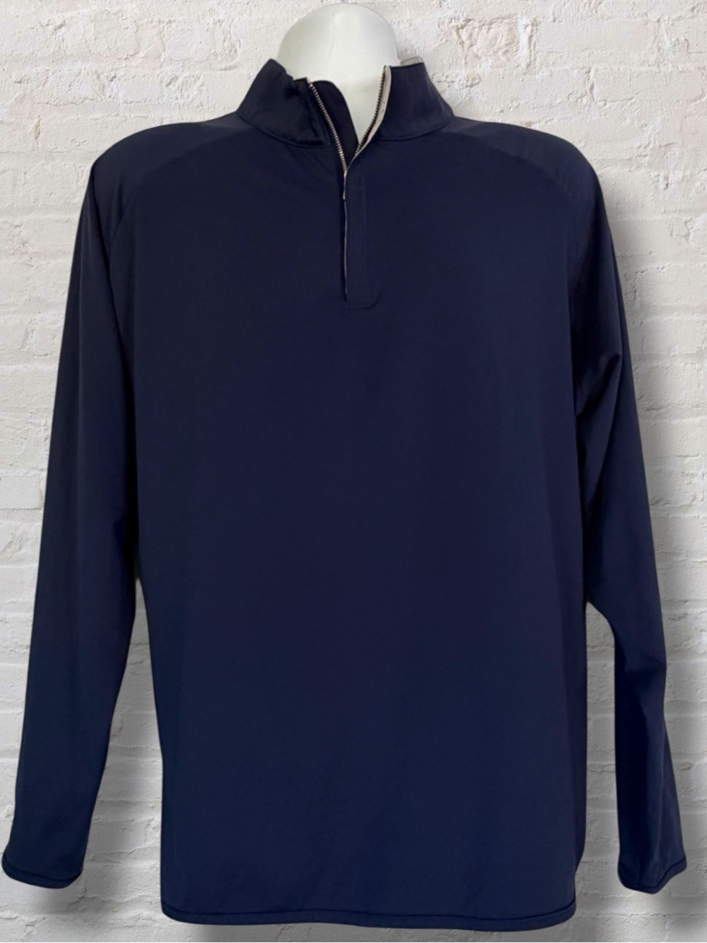 Peter Millar Crown Crafted Stealth Performance Quarter Zip Navy XL - Picture 7 of 14